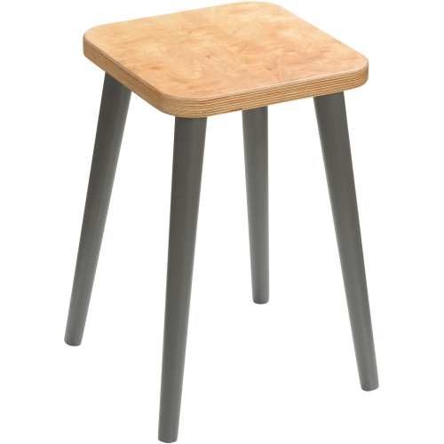 Freakexpo 54 graphite wooden stool Moon Wood