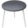 Dark Moon 47 graphite&amp;grey round coffee table Moon Wood