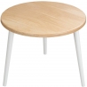 Freakexpo 47 grey wooden round coffee table Moon Wood