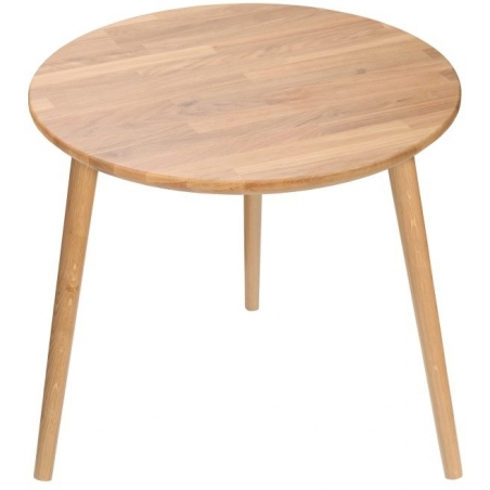 Modern Oak 47 oak wooden round coffee table Moon Wood
