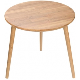 Modern Oak 54 oak&amp;oak wooden round coffee table Moon Wood