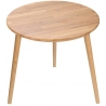 Skandynawski Stolik kawowy okrągły drewniany Modern Oak 54 Dąb/Dąb Moon Wood do salonu.