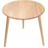 Natural 47 beech&amp;oak wooden round coffee table Moon Wood