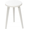 Crystal White II 47 white&amp;grey scandinavian stool Moon Wood