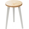 Freakexpo II 47 grey wooden stool Moon Wood