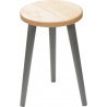 Freakexpo II 47 graphite wooden stool Moon Wood