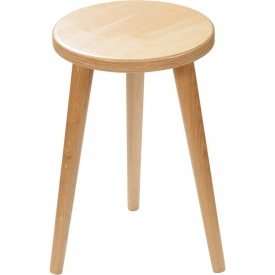 Freakexpo II 47 oak wooden stool Moon Wood