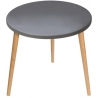 Naveen 41 graphite&amp;oak round children's coffee table Moon Wood