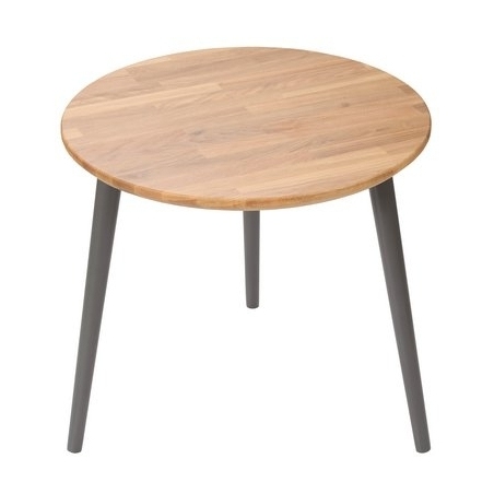 Kiara 41 oak&amp;graphite wooden children's coffee table Moon Wood