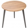 Kiara 41 oak&amp;graphite wooden children's coffee table Moon Wood