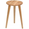 Kiara 34 oak wooden children's stool Moon Wood