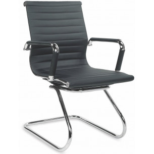 Prestige Skid black eco-leather office chair Halmar