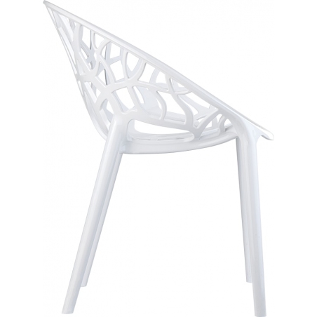 Krzesło ażurowe Crystal Białe Siesta