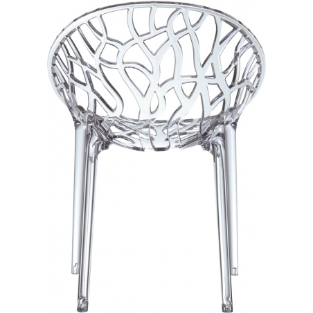 Krzesło ażurowe Crystal Przeźroczyste Siesta