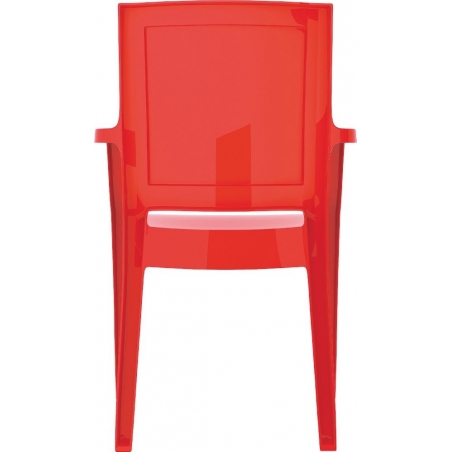 Arthur red chair with armrests Siesta