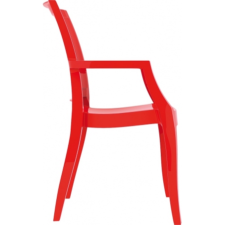 Krzesło z podłokietnikami Arthur Czerwone Siesta