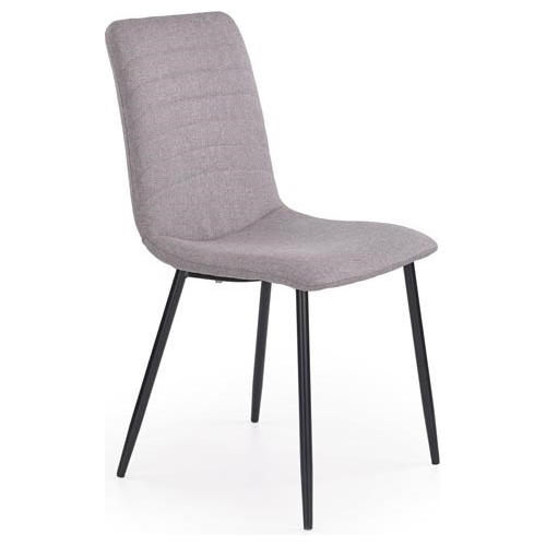 Designerskie Krzesło tapicerowane K251 Popiel Halmar do jadalni, salonu i kuchni.