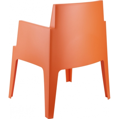 Krzesło ogrodowe z podłokietnikami Box Armchair Pomarańczowe Siesta