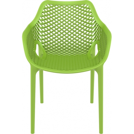 Krzesło ażurowe z podłokietnikami Air XL Zielone Siesta