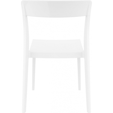 Krzesło z tworzywa Flash Białe Siesta