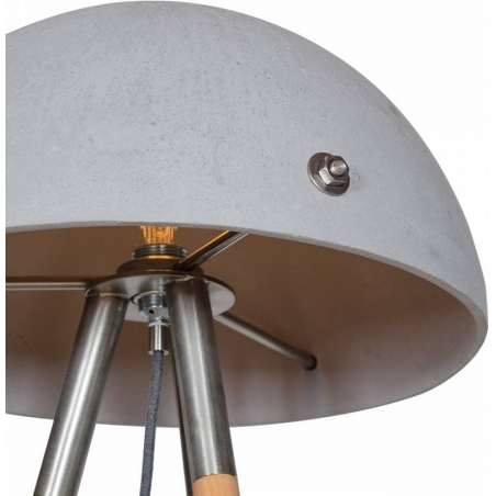 Sfera grey concrete tripod floor lamp LoftLight
