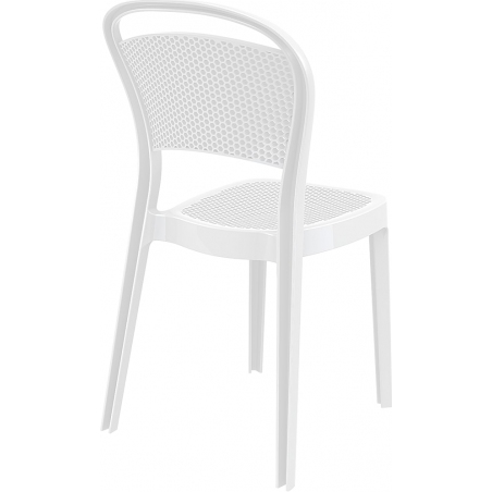 Krzesło z tworzywa Bee Białe Siesta