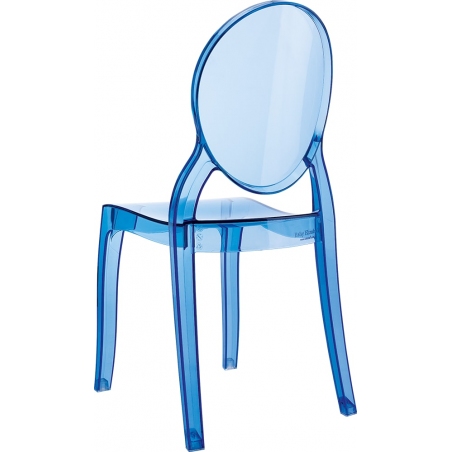 Baby Elizabeth blue transparent children's chair Siesta