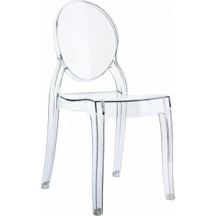 Baby Elizabeth transparent children's chair Siesta