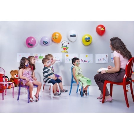 Krzesło dziecięce przezroczyste Baby Elizabeth Siesta