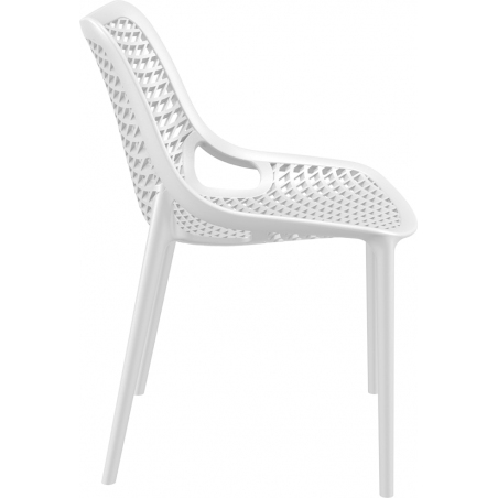 Krzesło ażurowe Air Białe Siesta