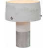 Industrialna Lampa betonowa stołowa Talma LotfLight Szara LoftLight do salonu.