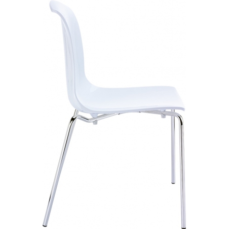 Krzesło plastikowe Allegra Białe Siesta