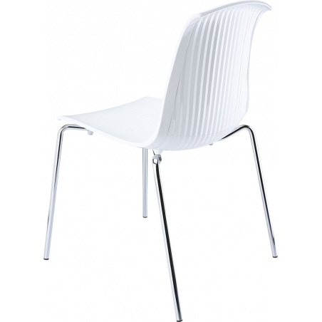 Allegra white plastic chair Siesta