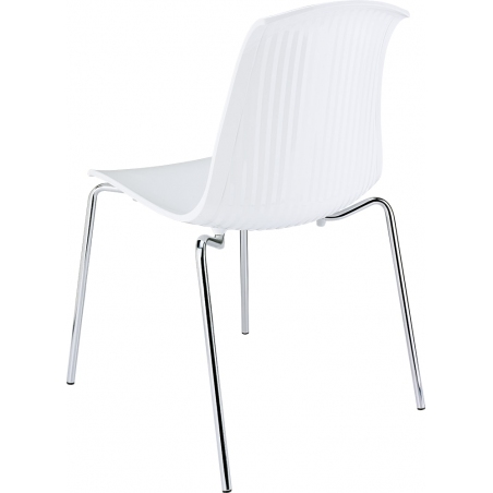 Krzesło plastikowe Allegra Białe Siesta