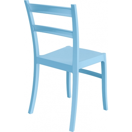 Tiffany blue plastic garden chair Siesta