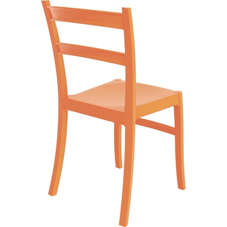 Krzesło ogrodowe plastikowe Tiffany Pomarańczowe Siesta