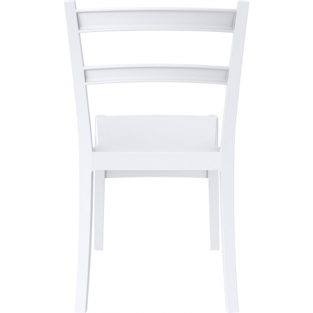 Krzesło ogrodowe plastikowe Tiffany Białe Siesta