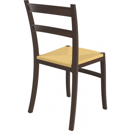 Tiffany S brown plastic garden chair Siesta