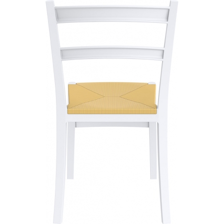 Krzesło ogrodowe plastikowe Tiffany S Białe Siesta