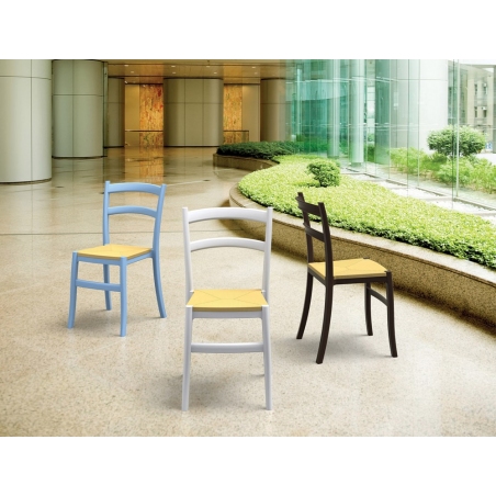 Krzesło ogrodowe plastikowe Tiffany S Białe Siesta