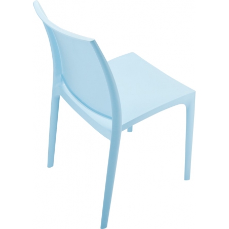 Maya blue plastic chair Siesta