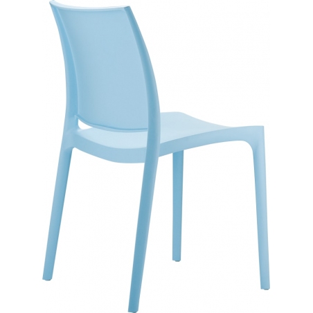Maya blue plastic chair Siesta