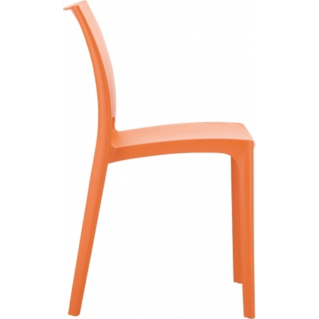 Krzesło plastikowe Maya Pomarańczowe Siesta