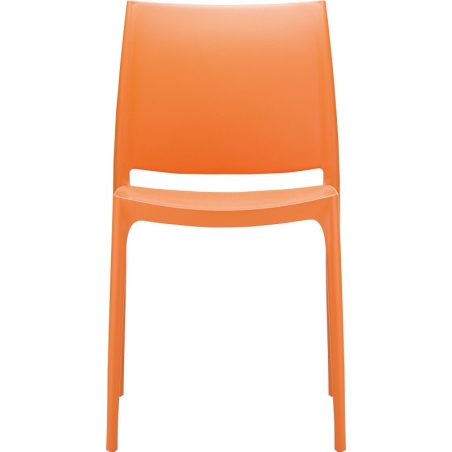 Krzesło plastikowe Maya Pomarańczowe Siesta