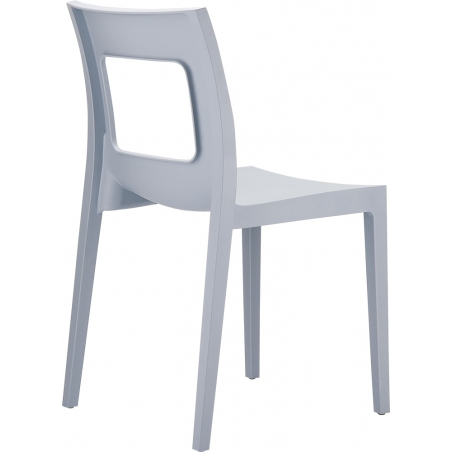 Lucca Chair grey plastic garden chair Siesta