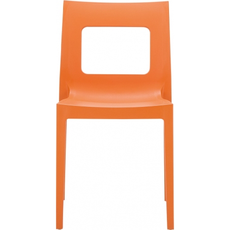 Lucca Chair orange plastic garden chair Siesta