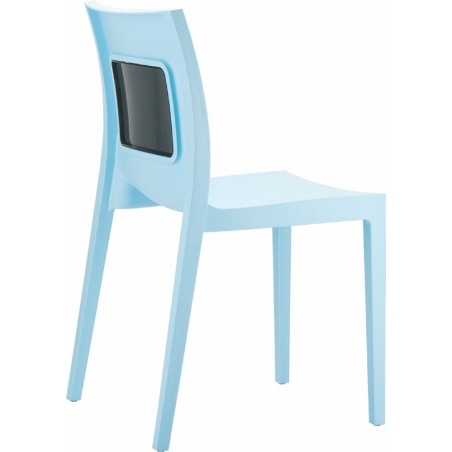 Lucca - T Chair blue plastic garden chair Siesta