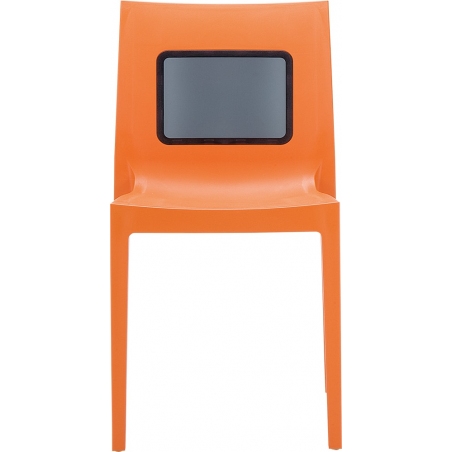 Lucca - T Chair orange plastic garden chair Siesta