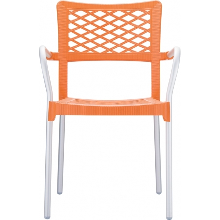 Krzesło ogrodowe z podłokietnikami Bella Armchair Pomarańczowe Siesta