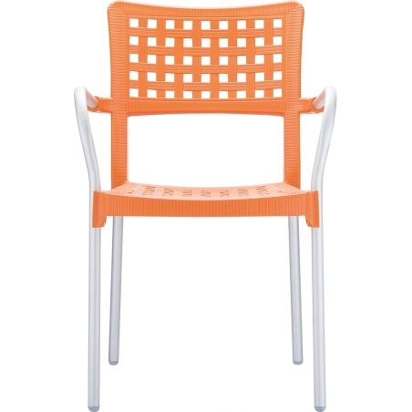 Krzesło ogrodowe z podłokietnikami Gala Armchair Pomarańczowe Siesta